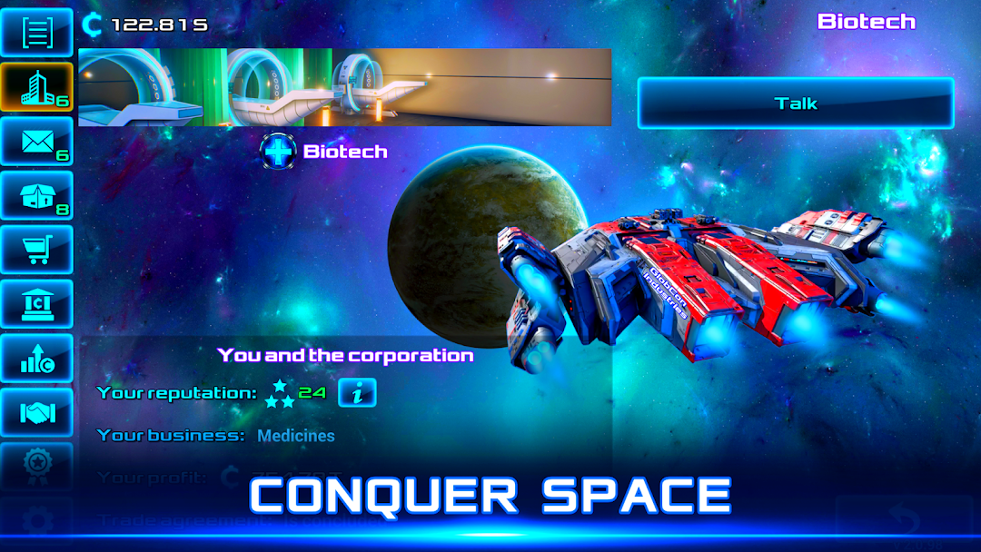 Idle Space Business Tycoon mod apk screenshot 5