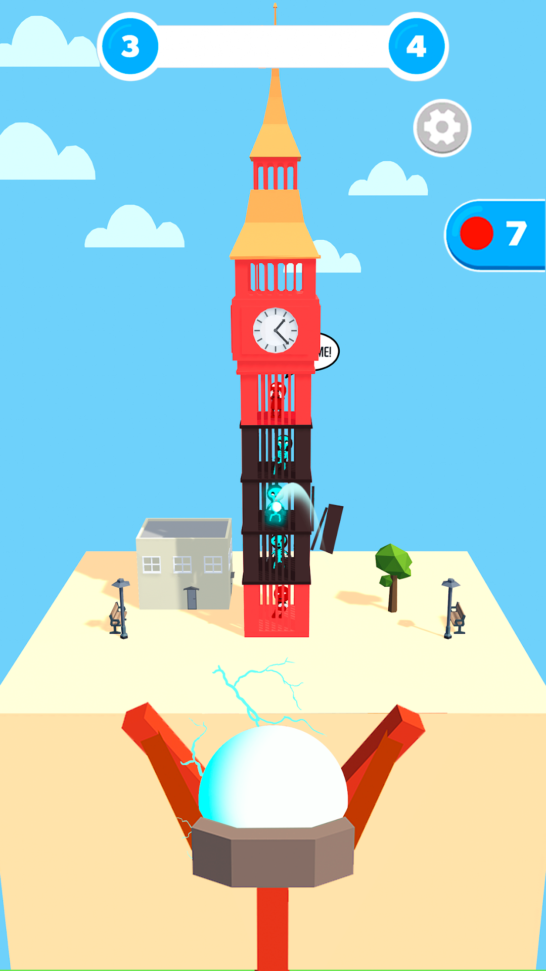 Slingshot Smash－Shooting Range mod apk screenshot 3
