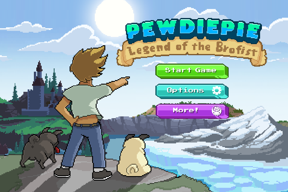 PewDiePie: Legend of Brofist mod apk screenshot 1