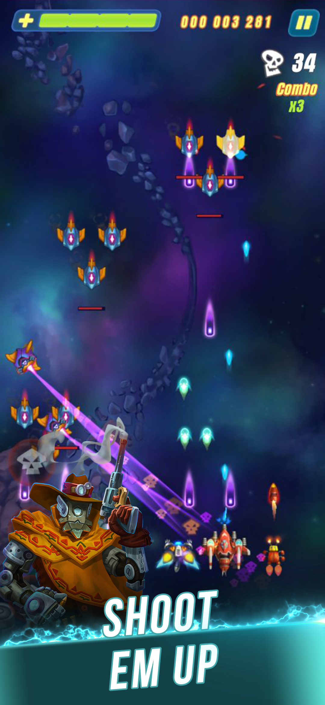 HAWK: Airplane Space games mod apk screenshot 3