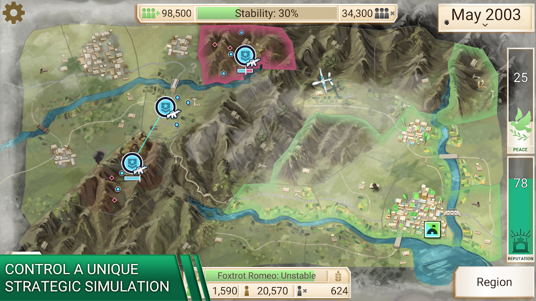 Rebel Inc. mod apk screenshot 2