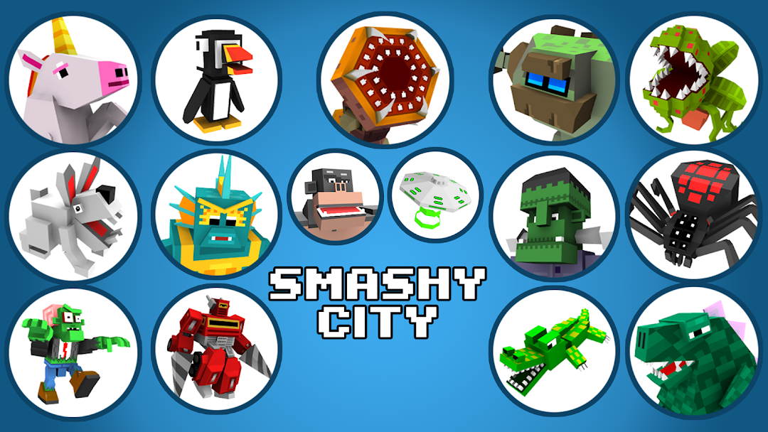 Smashy City - Monster Battles mod apk screenshot 1