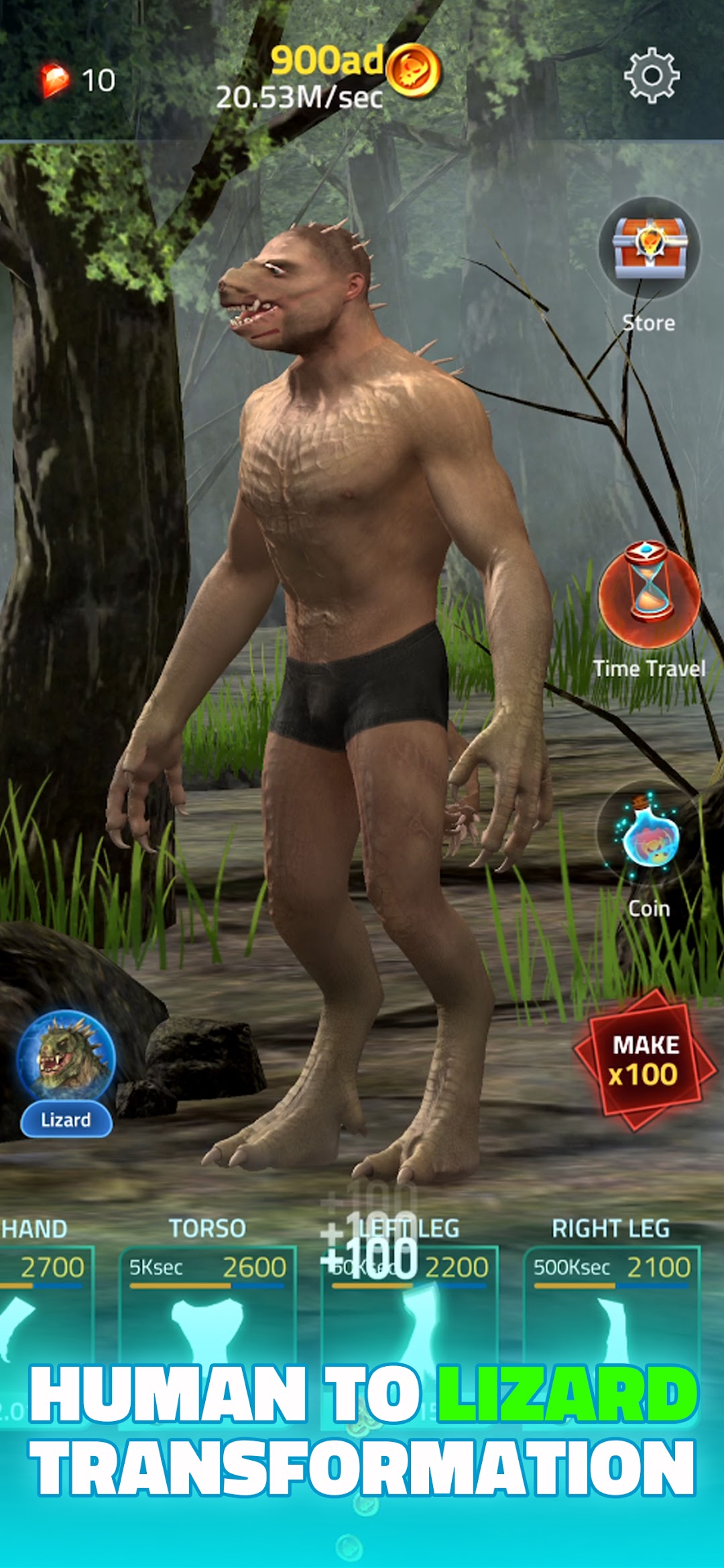 Idle Transformation mod apk screenshot 3